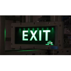 Buy cheap Industrial-Grade IP66 180mins Emergency Time LED Exit Sign for Hazardous Environments with Emergency Lighting Function from wholesalers
