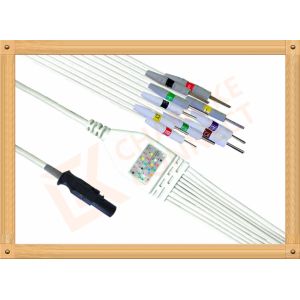 Buy cheap Burdick Quinton Q Stress ECG Monitor Cable 10 Lead wires IEC from wholesalers