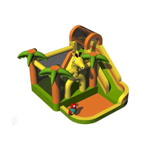 Quality 840D Oxford Inflatable Jumping Castle Bouncer With Water Slide for sale