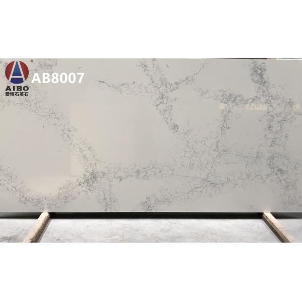 Buy cheap Indoor Projects Honed Finish Quartz Engineered Stone Countertops Easy To Clean from wholesalers