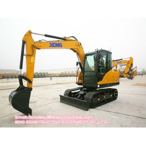 Buy cheap Speed 2.7km/H Hydraulic Crawler Excavator 8 Ton Small Digger 0.33 CMB Bucket Engine 62HP XE80D from wholesalers