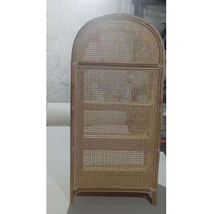 Natural rattan storage ECO friendly home furniture shelves shelf