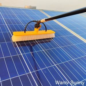 Customized Solar Panel Cleaning Brush with 55 Cm Width and 3.6 M Adjustable