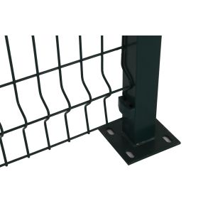 3d Galvanized Garden Wire Mesh Fence Pvc Painting / PE Coated