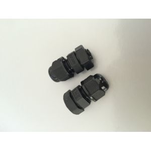 Buy cheap M8 X 1.25 Plastic Cable Gland , Waterproof Cable Connector Black Color from wholesalers