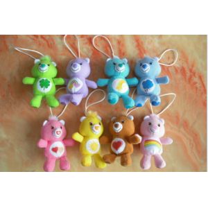 Buy cheap Care Bears Plush Toy Keychain For Promotion Gifts , Red / Yellow / Purple / product