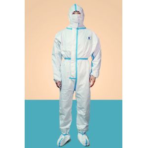 Buy cheap Hospital Work Disposable Protective Coverall Asbestos Suits Eco Friendly product