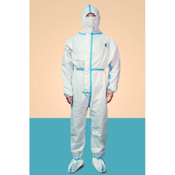 Quality Hospital Work Disposable Protective Coverall Asbestos Suits Eco Friendly for sale