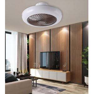 Flush Folding Ceiling Fan With Light Modern Bladeless Ceiling Fan