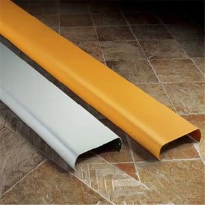 Buy cheap Linear U Strip Ceiling Aluminium Strip 85mm Width Silver Color Strip Panel from wholesalers