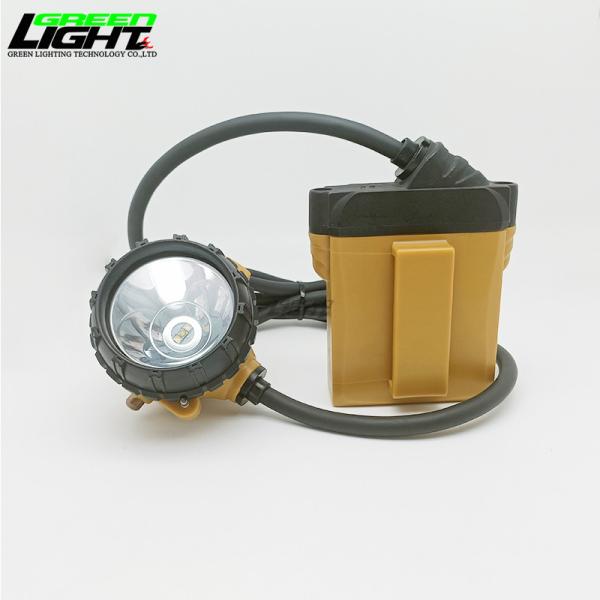Quality 10.4Ah Rechargeable Corded Cap Lamp Coal Mining Lights 25000 lux 18hrs Working Time with Low Power Warning for sale