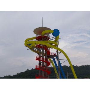 Extraterrestrial Fiberglass Water Slides / Park Open Spiral Water Slide New