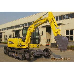 Buy cheap 15 Ton Heavy Mini Wheel Excavator Crawler  ExcavatorWith Electronic Control System For Construction from wholesalers