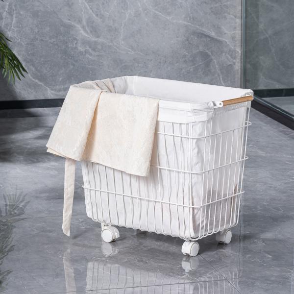 Buy cheap Customized Square Metal Laundry Basket , Rolling Metal Laundry Hamper from wholesalers