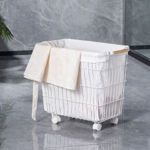 Buy cheap Customized Square Metal Laundry Basket , Rolling Metal Laundry Hamper from wholesalers