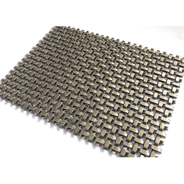 Quality Antique Plated 3.0mm  Brass Wire Mesh Sheets Single Crimp Brass Decorative Mesh for sale