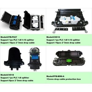Buy cheap SC  FTTH IP68 Drop Cable Joint Closure Wall Pole Mount from wholesalers