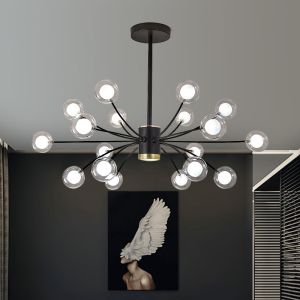 China LED Glass Bubble Chandelier Round Ball Glass Star Chandelier indoor home Italian Design lamp（WH-MI-223) on sale