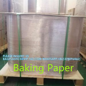 Silicone Coated Parchment Baking Paper Jumbo Roll, Non-Stick Greaseproof
