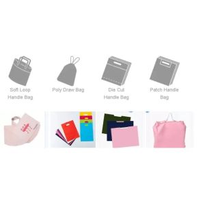 Buy cheap LDPE Poly Plastic Shopper Making Machine 50pcs/min , Draw Handle Plastic Carry Bag Manufacturing Machine from wholesalers