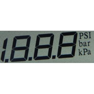 Buy cheap Power Meter TN Black And White 7 Segment Lcd Display from wholesalers