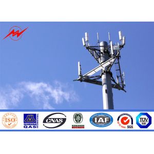 Buy cheap Telecommunication Antenna Steel Mono Pole Tower For Cell Phone Signal from wholesalers