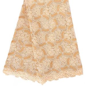 Buy cheap Latest hot african quality water soluble lace fabric for fashion dress / garment / suit from wholesalers