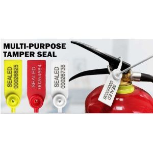 Buy cheap Plastic Numbered Security Seals Easy Break Tamper Plastic Numbered Seal Truck Plastic Seals from wholesalers