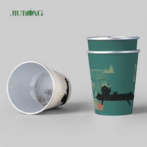 Buy cheap PE Coated Round Disposable Paper Cup Customized Printing from wholesalers