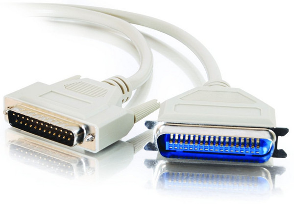 Quality DB25 Male to Centronics 36 Male Parallel Printer Cable, Beige (6 Feet/1.82 Meters) for sale