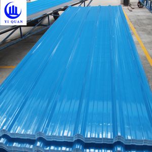 UPVC Roofing Sheet 1.5mm-2.8mm Thickness Trapezoidal Wave Design
