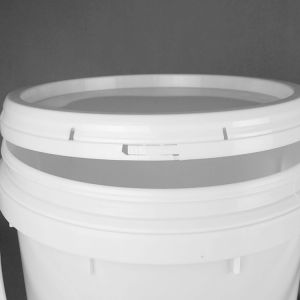 Buy cheap Round Plastic Paint Bucket with Pouring Spout and Heat Resistant from wholesalers