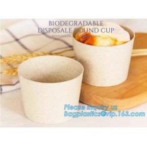 Wheat straw Compostable PLA eco-friendly biodegradable Biodegradable ECO