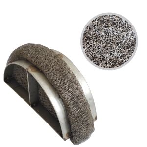 Customized Height Pad Demister , Wire Mesh Mist Eliminator For Chemical Columns