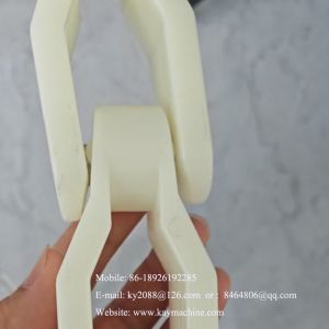 Buy cheap PVDF Plastic Conveyor Plastic Roller Chain PC40 Double Row Chain RS50P Full PP Chain Flat Plate Chain Engineering Plastic Roller Chain Plastic Chain China manufacturer factory producer from wholesalers
