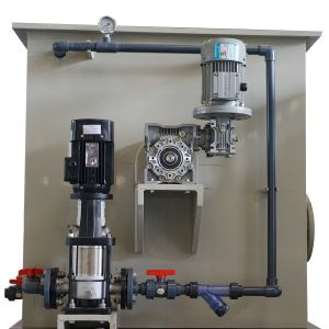 Buy cheap 0.18kw Gear Motor Power Aquaculture Fish Cage Farming Rotary Drum Filter for Koi Pond from wholesalers