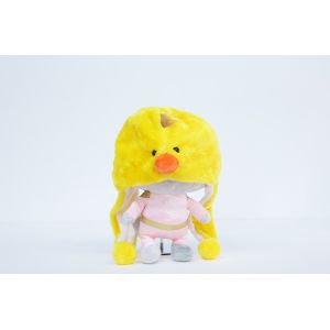 Buy cheap High Elasticity Plush Animal Hats , Yellow Chicken Design Plush Winter Hat from wholesalers