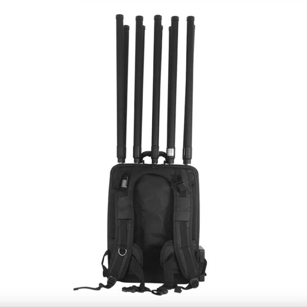 Buy cheap 10 Channel Man Pack Drone Jammer Backpack 16dbi Antenna 360°1.5km RF Range Jamming from wholesalers