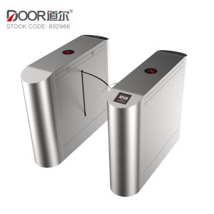 Acrylic Arm Single Bidirectional RS485 Flap Barrier Gate Access Control