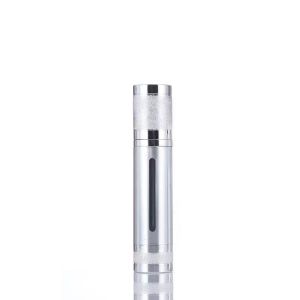 Buy cheap Silver Aluminum 33mm Diameter Plastic Airless Bottle with 15ml 30ml 50ml Support Customization from wholesalers