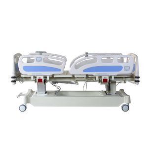Buy cheap Epoxy Coated Steel Electric ICU Bed Double Layer Electroplating from wholesalers