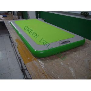 Buy cheap Folding Inflatable Floating Yoga Mat , Water Gymnastics Mat 220x85x15cm from wholesalers