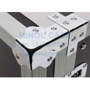 6U Flight Rack Case 19' Tour Portable Flight Case