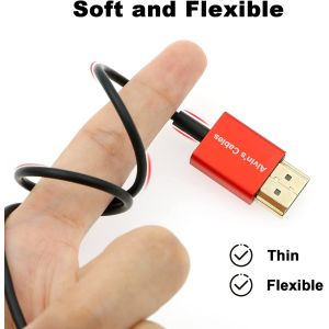Buy cheap 8K Ultra-Thin HDMI Cable 48Gbps High Speed HDMI-2.1 Cable For Atomos Ninja-V 4K-60P 6K-Record Z-CAM from wholesalers