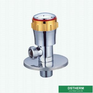 Buy cheap Gold Color Chromed Wall Mounted Kitchen Basin Water Round Handle Quick Open Bathroom Cock Valve Brass Angle Valve from wholesalers