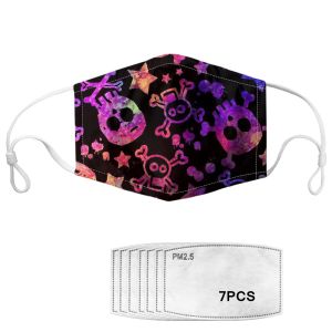 Buy cheap Halloween Skeletons Printed Reusable Face Mask With Elastic Earloop from wholesalers