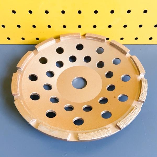 Buy cheap Factory 9inch Laser Welded 230mm Diamond Single Row Grinding Cup Wheel For Concrete , Stone,Hard Building Materials from wholesalers