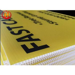Buy cheap Polypropylene Glossy Corrugated Plastic Signs Durable WaterProof product
