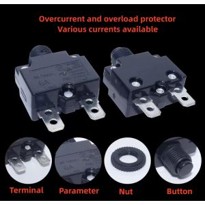 Overcurrent Overload Switch 10A Current Protector KYB8 Current Waterpr