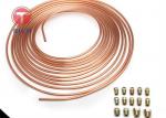 Buy cheap 4.76X0.7mm PVF Car Galvanized Copper Pipe 25 Feet Mosquito Coil Gold from wholesalers